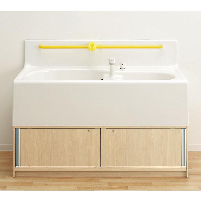 TOTO PFS1400CWR 二槽式幼児用バス　ホワイト PFS1400CWR｜TOTO幼児用バス[2槽式][キャビネット：ホワイト]