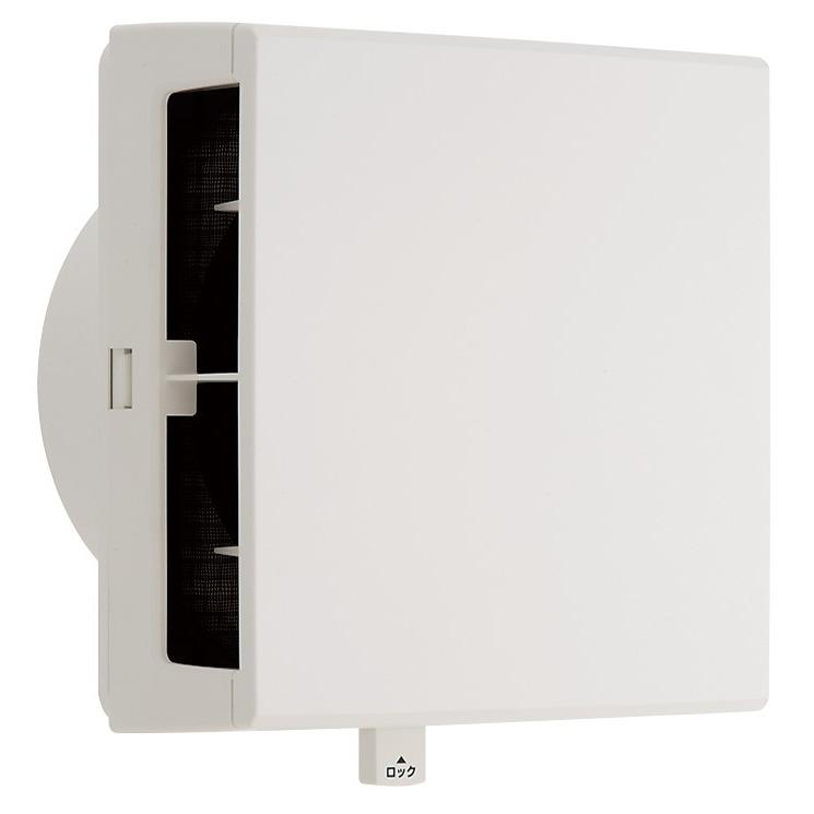 ユニックス【PDF150BWF】室内用製品 差圧式給気口 壁取付用 フラットカバー メッシュフィルター(防虫・粗塵対策)〔HF〕 | 