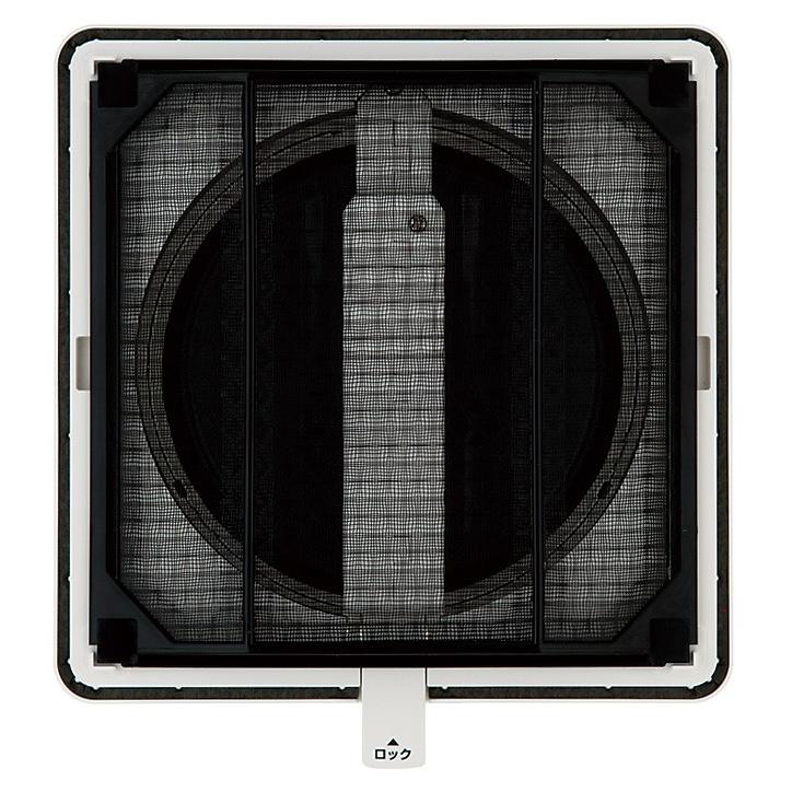 ユニックス【PDF150BWF】室内用製品 差圧式給気口 壁取付用 フラットカバー メッシュフィルター(防虫・粗塵対策)〔HF〕 |  | 01