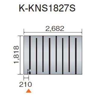 ●ダイキン 床暖房パネル(床材分離型)【K-KNS1827S】ホッとエコ フロアパネル〔EA〕 ダイキン（DAIKIN） ○ダイキン 床暖房パネル(床材分離型) 【K