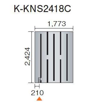 ●ダイキン 床暖房パネル(床材分離型)【K-KNS2418C】ホッとエコ フロアパネル〔EA〕 ダイキン（DAIKIN） ○ダイキン 床暖房パネル(床材分離型) 【K