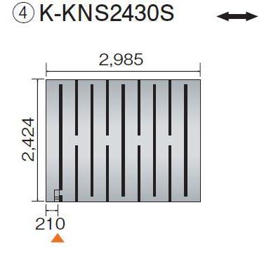 ●ダイキン 床暖房パネル(床材分離型)【K-KNS2430S】ホッとエコ フロアパネル〔EA〕 ダイキン（DAIKIN） ○ダイキン 床暖房パネル(床材分離型) 【K