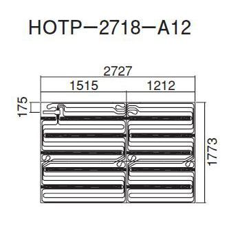 ●ダイキン 床暖房パネル(床材分離型)【HOTP-2718-A12】ほっとぴあ Aシリーズ〔EA〕 ダイキン（DAIKIN） ○ダイキン 床暖房パネル(床材分離型)【HOTP-2718