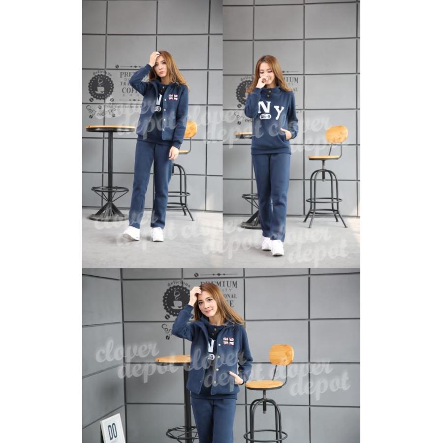 スウェット 上下 セットアップ レディース ルームウェア 裏起毛 秋冬