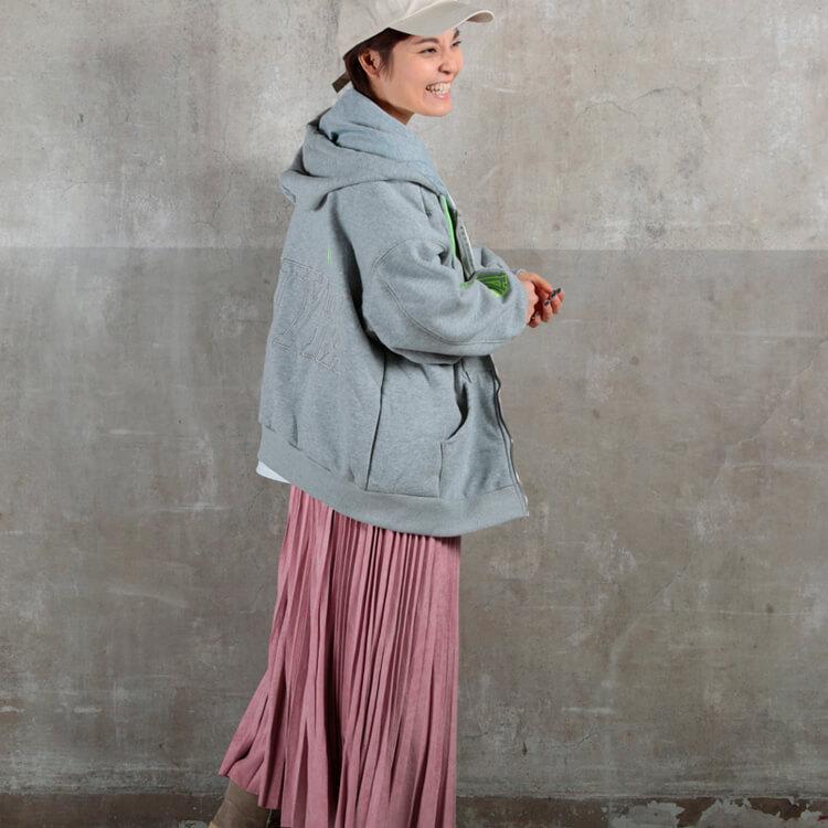 パーカー レディース おしゃれ 冬 大きめ 暖かい 裏起毛 ジップアップ ジップアップパーカー ジップパーカー スウェット フード 裏毛 長袖 B Clover Depot 通販 Yahoo ショッピング