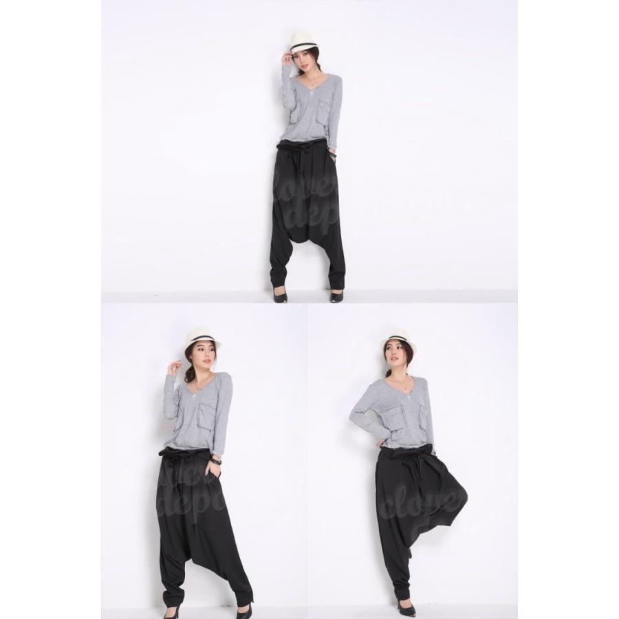 サルエル サルエルパンツ レディース コーデ きれいめ ダンス ヨガ スポーツ ロングパンツ 黒 美脚 ポケット 無地 ウエストゴム カラーパンツ ドット 水玉 柄 C Clover Depot 通販 Yahoo ショッピング