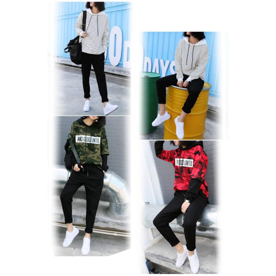 スウェットパンツ レディース ゆったり スポーツ ダンス 美脚 ウエストゴム ポケット 10分丈 コーデ ジャージ ダンス ルームウェア 紐付き 黒 無地 ロング C Clover Depot 通販 Yahoo ショッピング