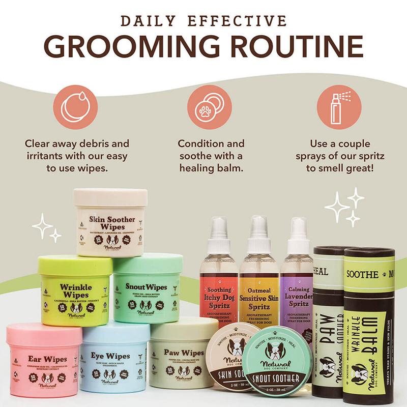 natural DOG COMPANY ナチュラルドッグカンパニーWrinkle Soother Wipes シワ用ワイプ |  | 10