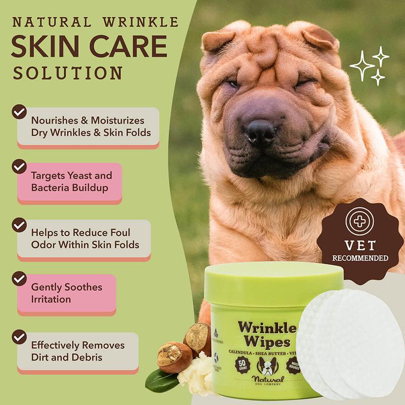 natural DOG COMPANY ナチュラルドッグカンパニーWrinkle Soother Wipes シワ用ワイプ100枚 |  | 04