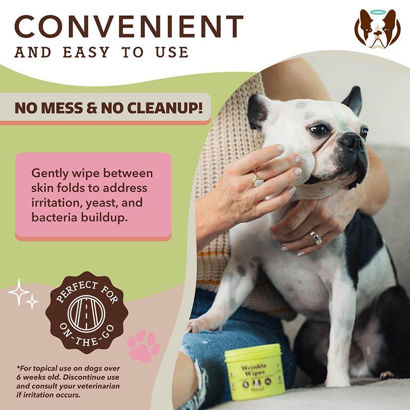 natural DOG COMPANY ナチュラルドッグカンパニーWrinkle Soother Wipes シワ用ワイプ100枚 |  | 07