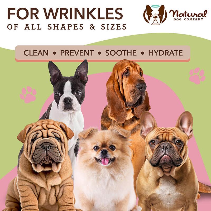 natural DOG COMPANY ナチュラルドッグカンパニーWrinkle Soother Wipes シワ用ワイプ100枚 |  | 09