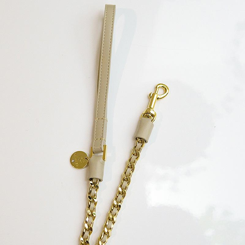 not too pet イタリア製 レザー×チェーン ドッグリード ICON LEASH