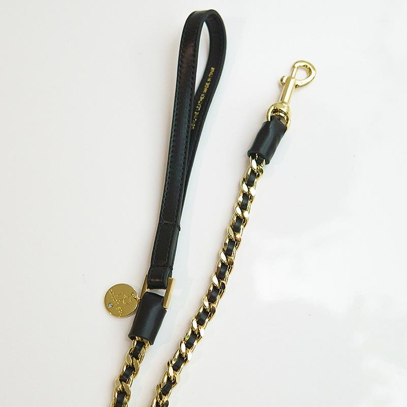 not too pet イタリア製 レザー×チェーン ドッグリード ICON LEASH
