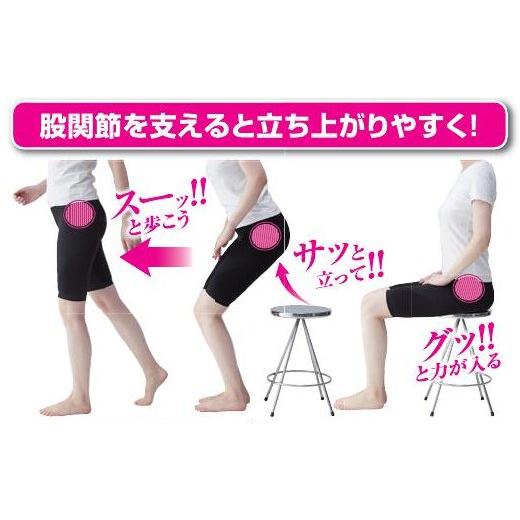 ホットクラス 歩きともだち　風通る股関節スパッツ |  | 01
