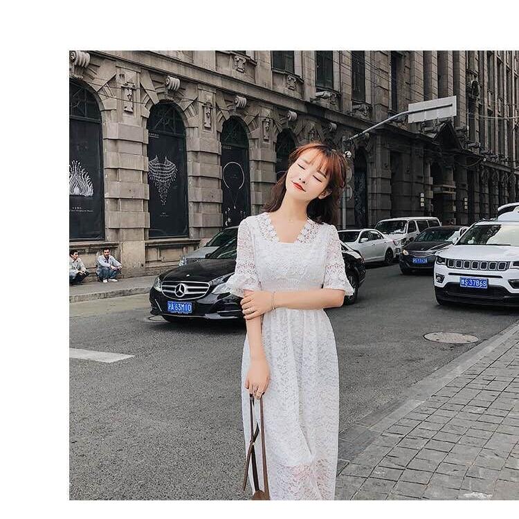 限定価格セール 18年 夏新作 レディース ホワイト 総レース ワンピース ミディアムマキシ丈ワンピース ロング丈 カジュアル Aライン 着痩せ感up オールインワン サイズ ｆ Www We Job Com