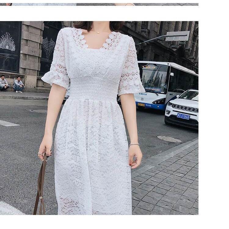 限定価格セール 18年 夏新作 レディース ホワイト 総レース ワンピース ミディアムマキシ丈ワンピース ロング丈 カジュアル Aライン 着痩せ感up オールインワン サイズ ｆ Www We Job Com