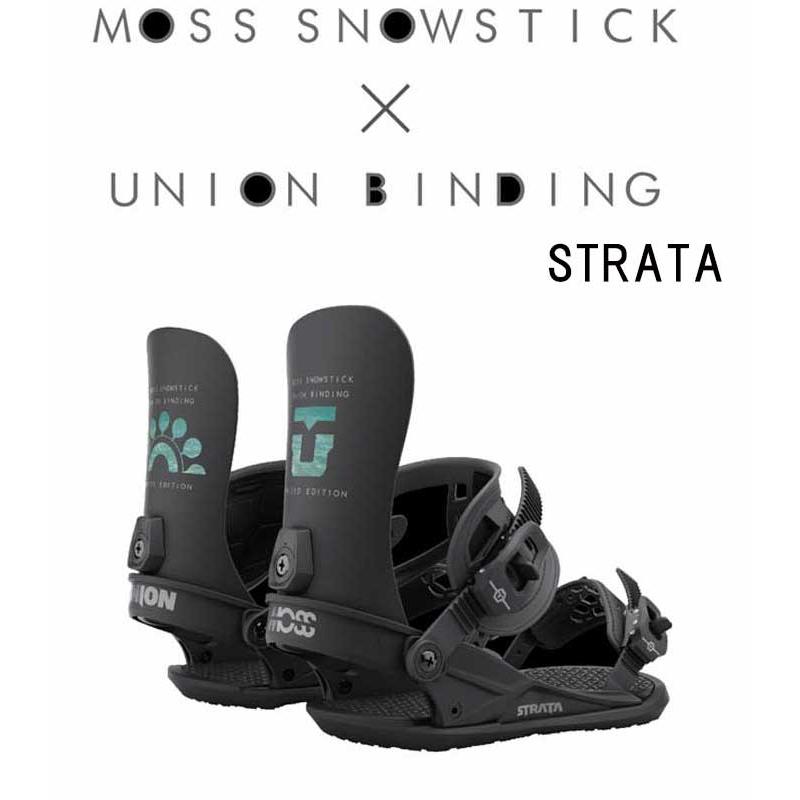 2022/23 MOSS SNOWSTICK X UNION BINDING コラボ STRATA BLACK M 正規