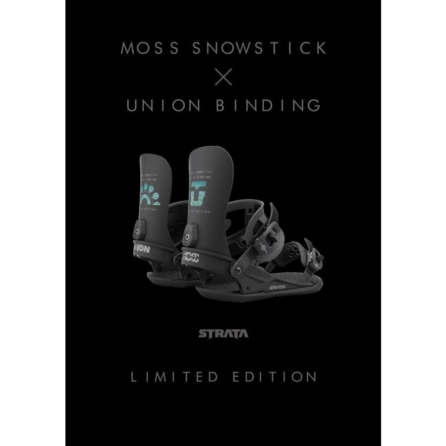 UNION BINDING 2022/23 MOSS SNOWSTICK X コラボ STRATA BLACK M UNION BINDING 2022/23 MOSS SNOWSTICK X コラボ STRATA BLACK M