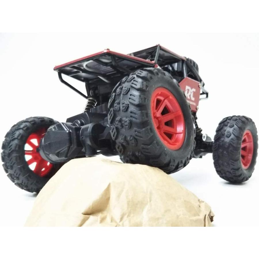 Erhuang 充電式オフロードレースバギー型1 18ラジコンカー レッド 安いそれに目立つ