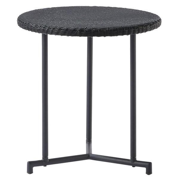 PATIO PETITE(パティオプティ) MAシリーズ マシリーズ MA-サイドテーブル 黒 ブラック ガーデンテーブル コローテーブル 屋外 机 ラタン調 | 