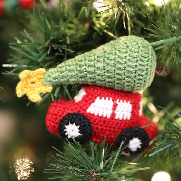 Melange メランジェ 車オーナメント クリスマス オーナメント ツリー 飾り クリスマス飾り 人形 車 のりもの 毛糸 手編み おしゃれ Upstairs Outdoor Living 通販 Yahoo ショッピング