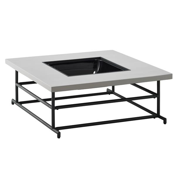 PATIO PETITE(パティオプティ) MAシリーズ マシリーズ MA-ファイヤーピットテーブル ローテーブル 焚火 たき火 黒 ブラック グレー | 