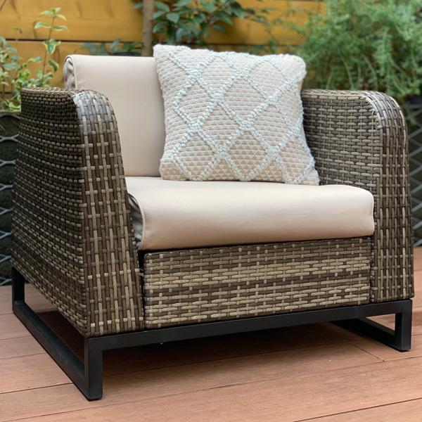 PATIO PETITE(パティオプティ) SAHARA サハラ・ソファシングル2 屋外用家具 1人掛けソファ ガーデンソファ ソファー ソファ 一人 ガーデンチェア |  | 05