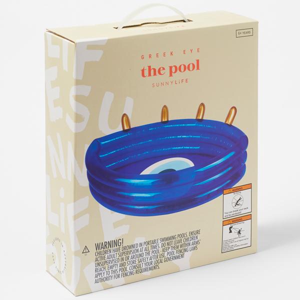 プール グリークアイ 家庭用プール 大型 ビニールプール 子供用 プール ブルー バルコニー プールグッズ 海水浴 プール 夏 【60ｘ】 水遊び