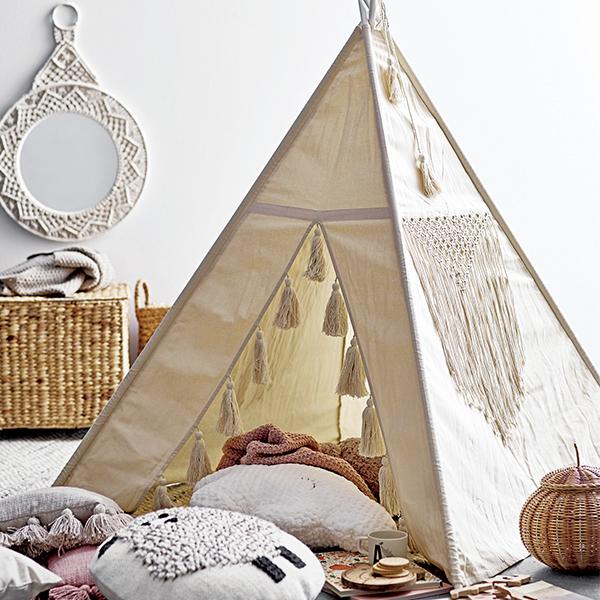 Bloomingville Mini ブルーミングヴィルミニ チルドレンズティピ テント 子供 キッズ 子供用 キッズテント おしゃれ ティピー Upstairs Outdoor Living 通販 Yahoo ショッピング