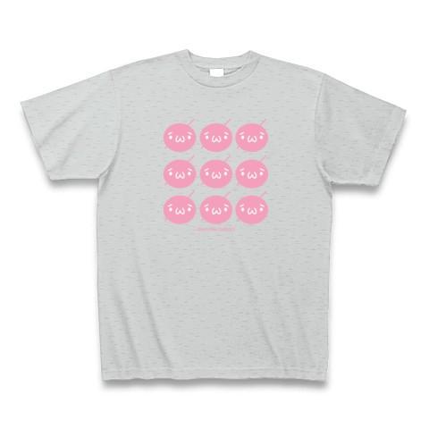 桜団子 Tシャツ Pure Color Print(グレー)｜clubtstore