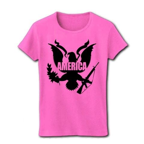 アメリカンイーグル リブクルーネックTシャツ(ピンク)｜clubtstore