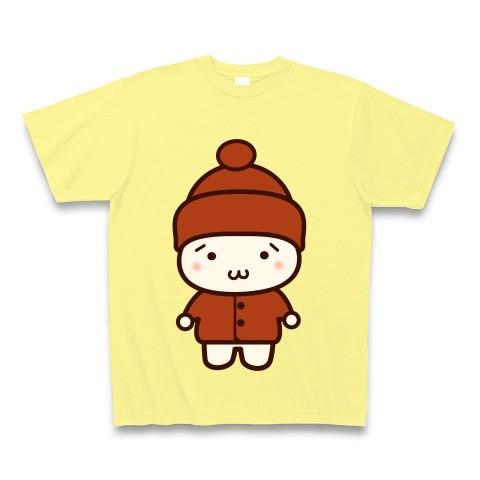 しまむらくん Tシャツ Pure Color Print(ライトイエロー)｜clubtstore