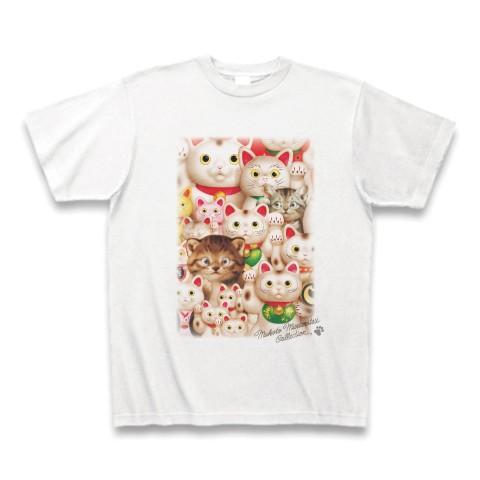 村松誠 ビッグコミックオリジナル2017年2月5日号「猫と招き猫」Tシャツ(ホワイト)｜clubtstore