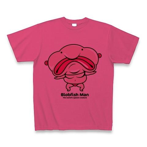 ブロブフィッシュマン Tシャツ(ホットピンク)｜clubtstore