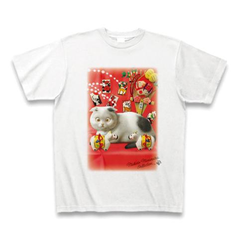 村松誠 ビッグコミックオリジナル2021年1月20日号「花札と猫」 Tシャツ(ホワイト)｜clubtstore