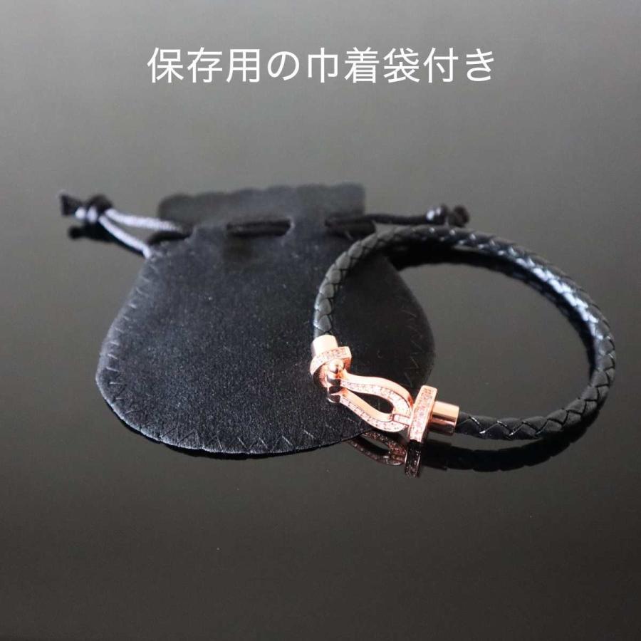 ブレスレット メンズ レディース ペア シルバー ゴールド ジルコニア バレンタイン プレゼント キンプリ 馬蹄 fred |  | 09