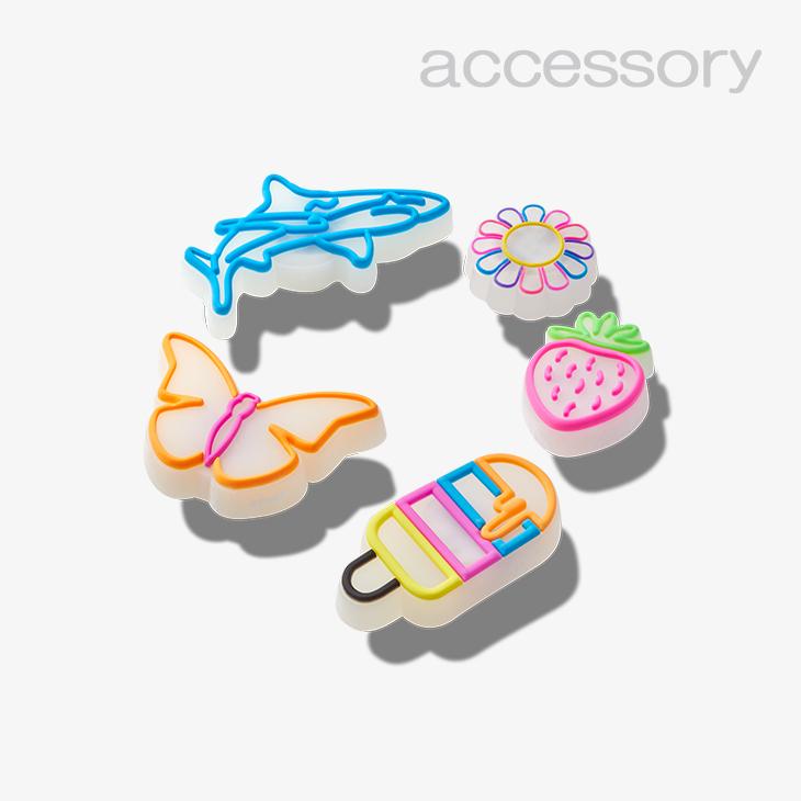 シューズ アクセサリー 《チャーム》 Lights Up Summer 5 Pack #10015446 | crocs