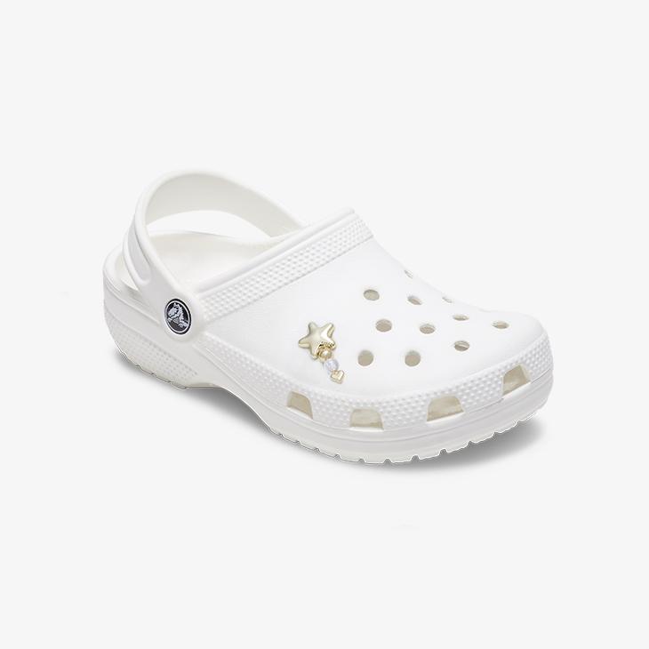 crocs（クロックス） シューズ アクセサリー_1197 《クロックス チャーム》 Gold Star with Heart Dangle ...