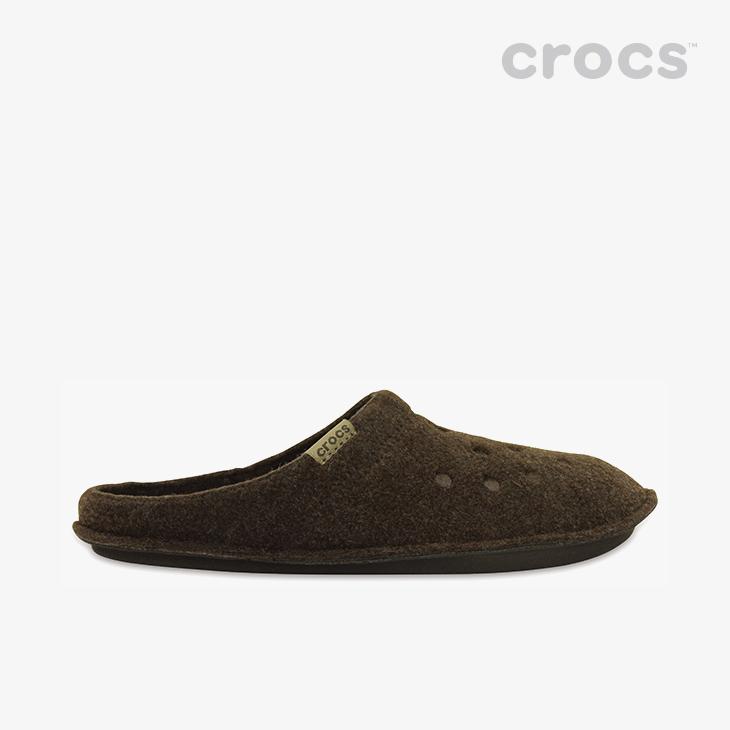 クロックス ユニセックス Crocs Classic Slipper クラシック スリッパ エスプレッソ ウォルナット 3600 流行に