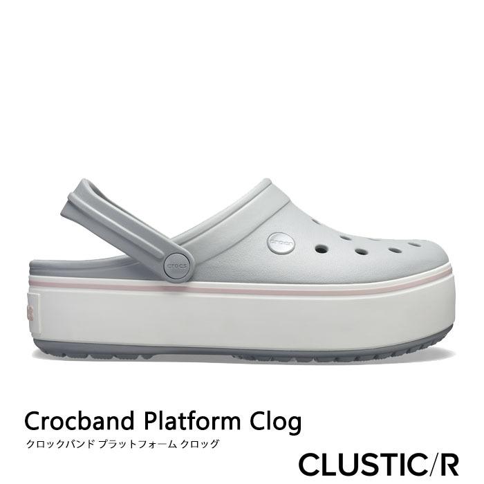 crocs platform white