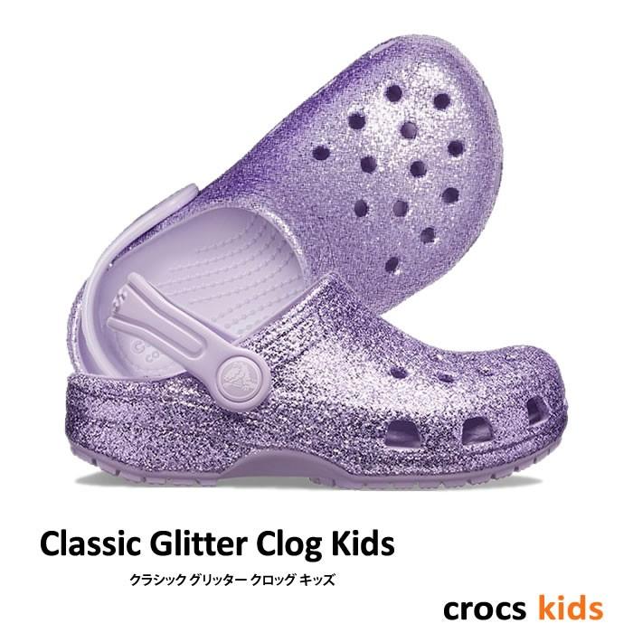 crocs classic glitter