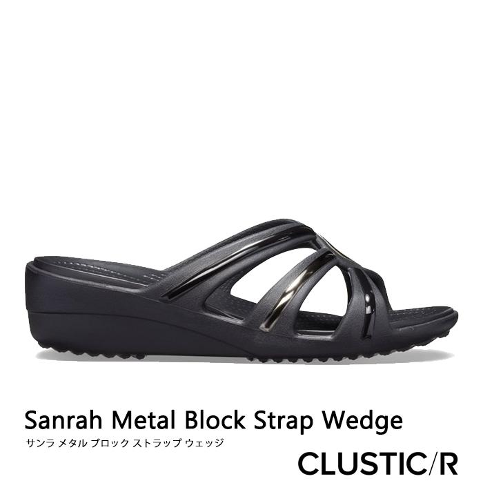 sanrah metal block crocs