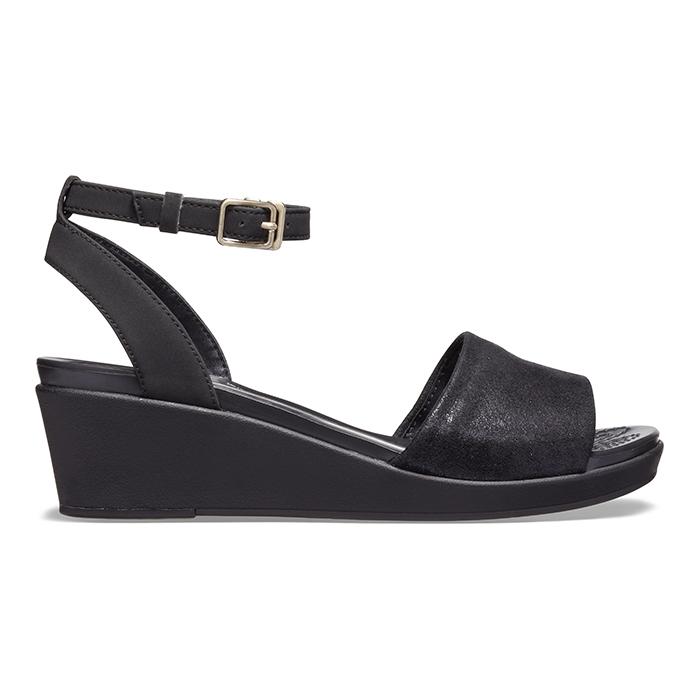 クロックス レディース Crocs W Leigh Ann Shiny Ankle Strap レイ アン シャイニー アンクル ストラップ ブラック ブラック 5786 5786 060 クラスティックr 通販 Yahoo ショッピング
