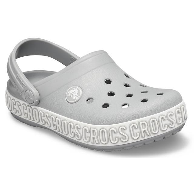 40 クロックス キッズ Crocs K Crocband Logo Mania Clog クロックバンド ロゴ マニア クロッグ ライトグレー ホワイト 5992 5992 00j クラスティックr 通販 Yahoo ショッピング
