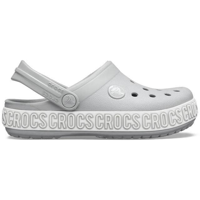 40 クロックス キッズ Crocs K Crocband Logo Mania Clog クロックバンド ロゴ マニア クロッグ ライトグレー ホワイト 5992 5992 00j クラスティックr 通販 Yahoo ショッピング