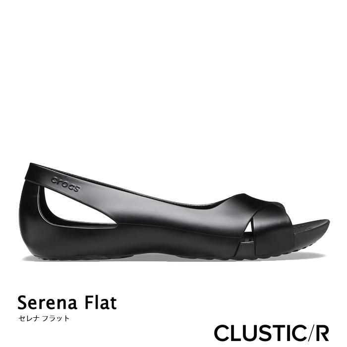 50 クロックス レディース Crocs W Serena Flat セレナ フラット ブラック 6106 6106 001 クラスティックr 通販 Yahoo ショッピング