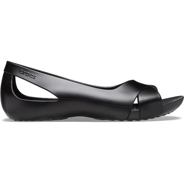 50 クロックス レディース Crocs W Serena Flat セレナ フラット ブラック 6106 6106 001 クラスティックr 通販 Yahoo ショッピング