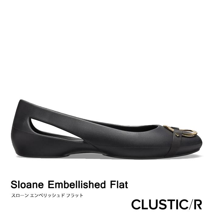 クロックス レディース Crocs W Sloane Embellished Flat スローン エンベリッシュド フラット ゴールド ブラック 6355 6355 751 クラスティックr 通販 Yahoo ショッピング