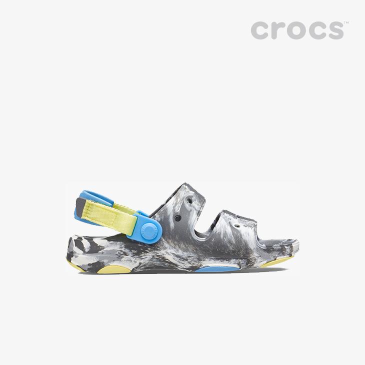 クロックス サンダル メンズ 《Ks》 Classic All Terrain Marbled Sandal K クラシック オールテレイン マーブルド サンダル キッズ 《キッズ》 | crocs