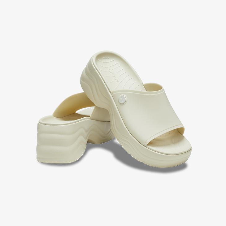 新品未使用　クロックス　crocs スカイラインスライド　24 crocs - 新品未使用 クロックス crocs スカイラインスライド 24